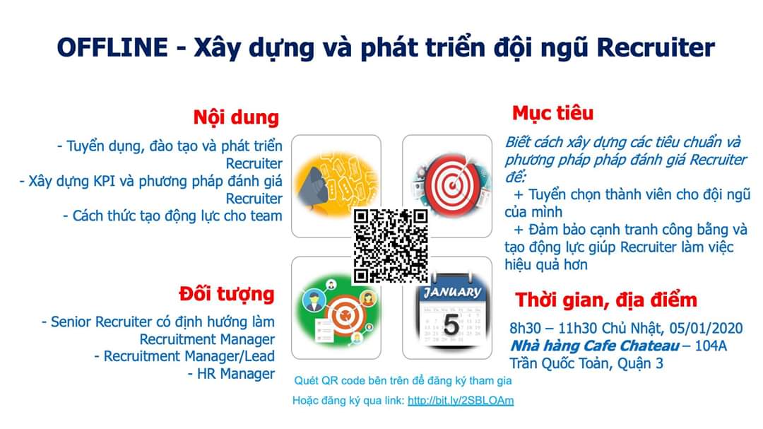 [HCM] Workshop 05: Xây dựng và phát triển đội ngũ Recruiter (05/01/2020)